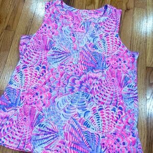 Lily Pulitzer pink and purple Women's Sleeveless Top